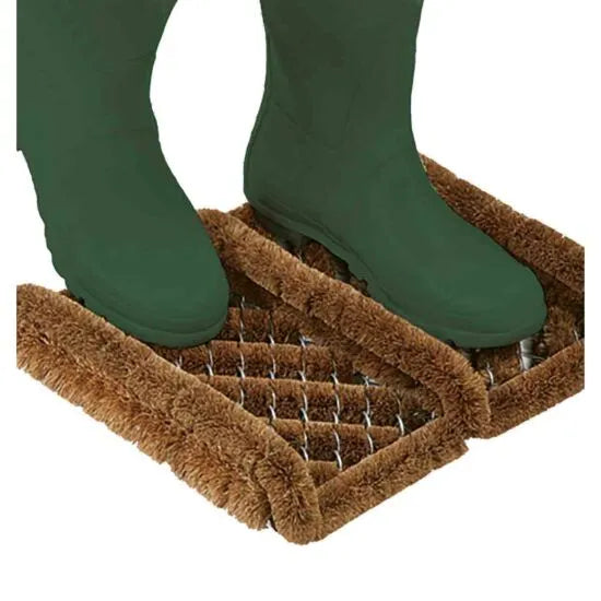 Coir clearance boot scraper