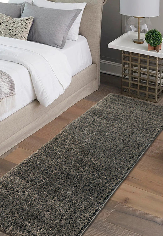 Snug Plain Charcoal Runner