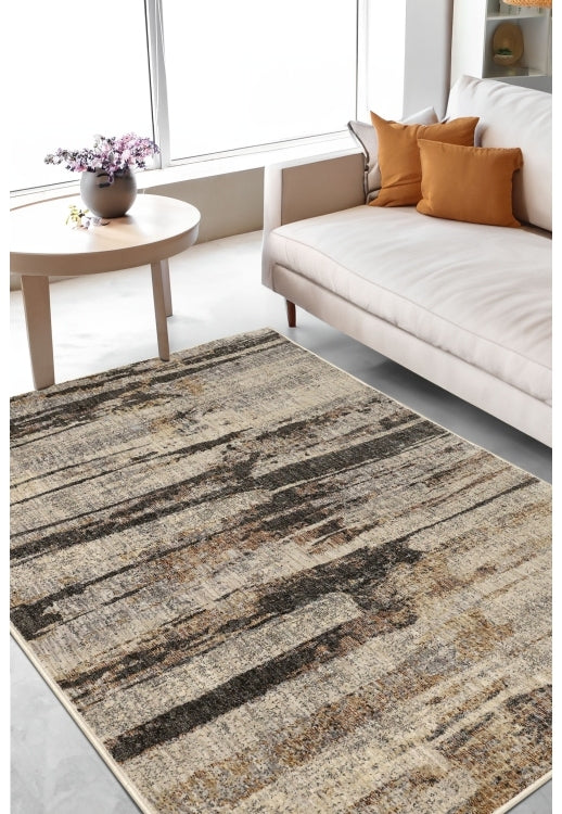 Abstract Modern Polyester Rug