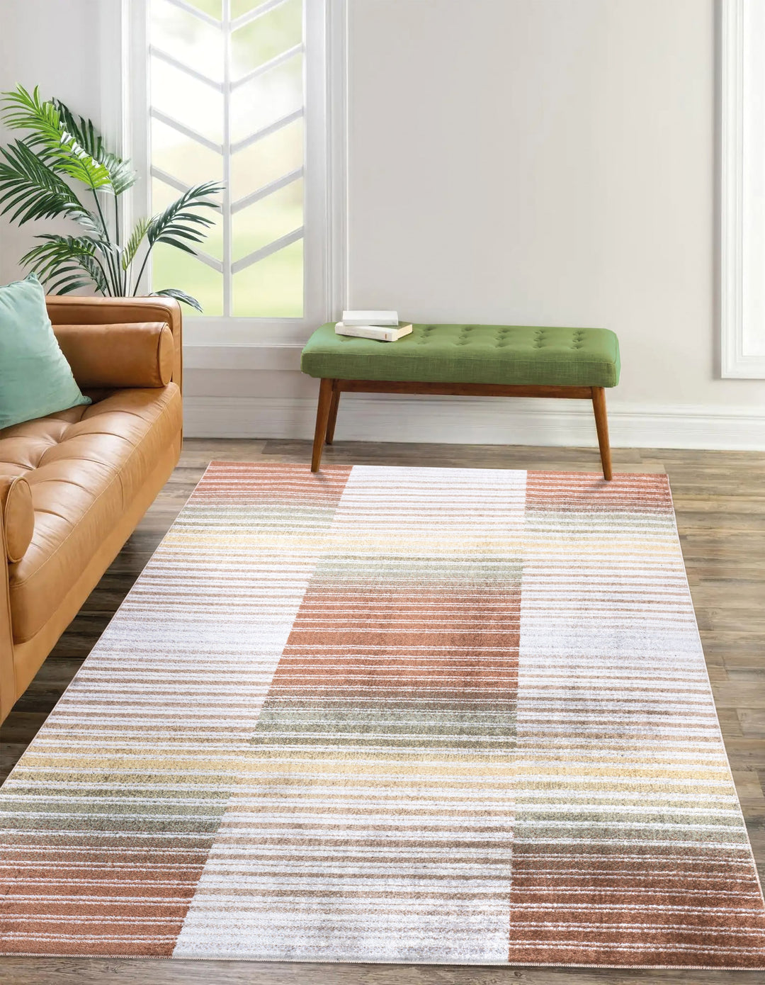 Striata Brown Rug