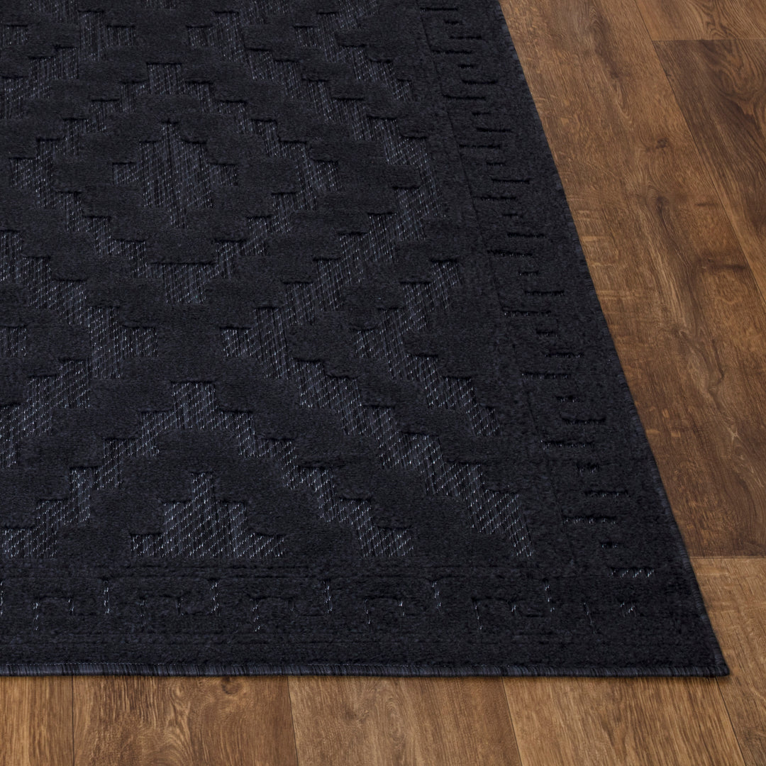 Nordura Washable Rug – Anthracite