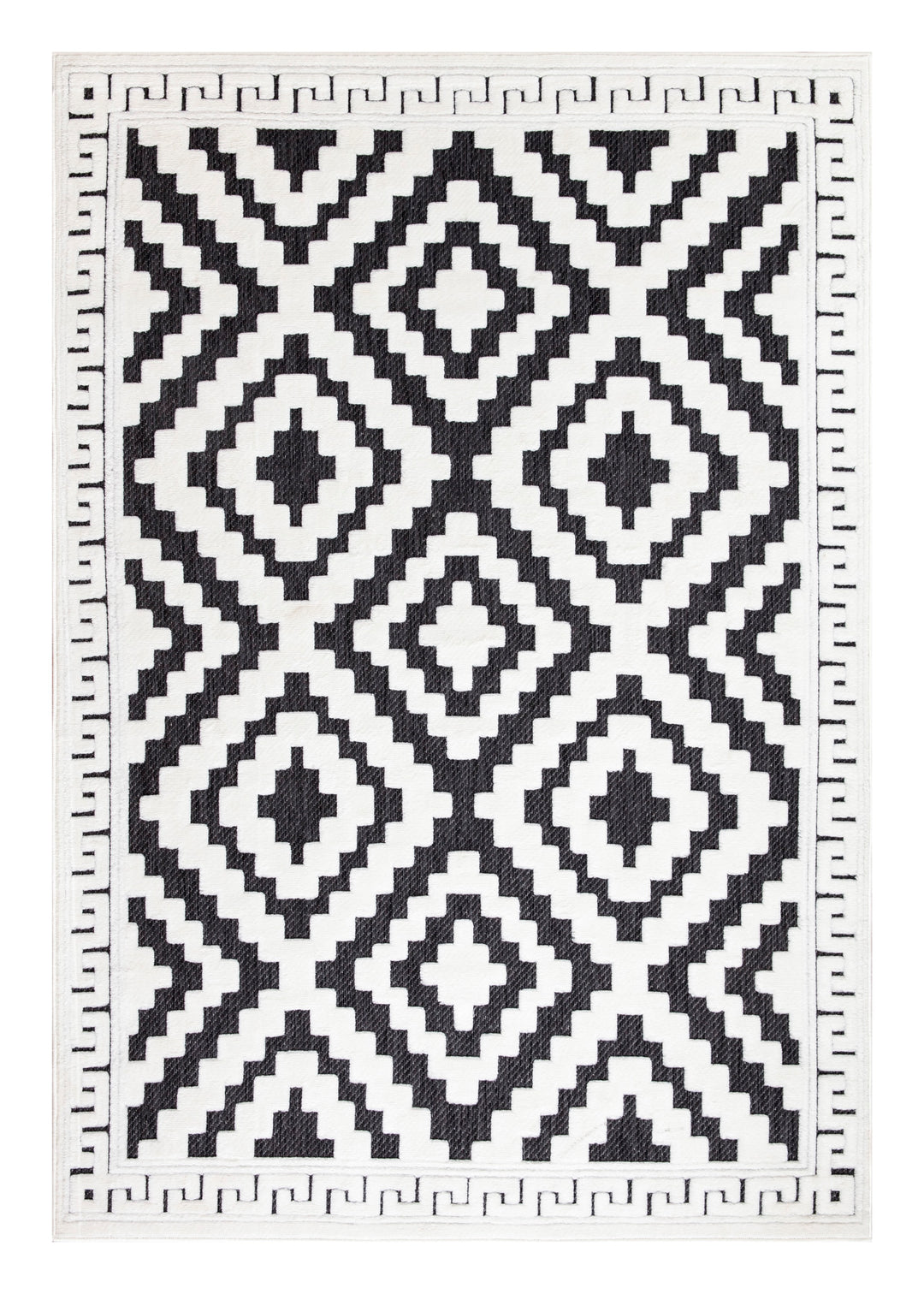 Nordura Washable Rug – Anthracite-Cream