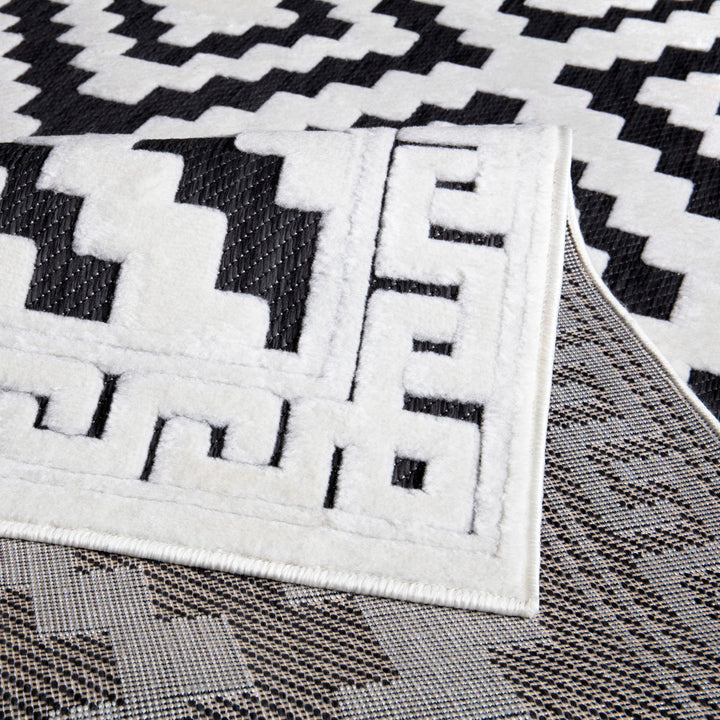 Nordura Washable Rug – Anthracite-Cream