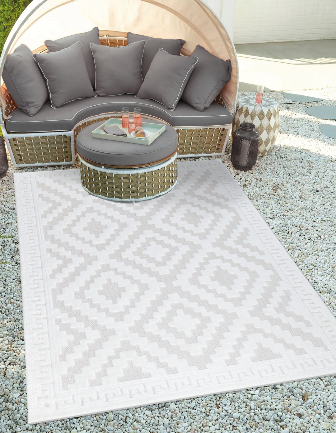 Nordura Washable Rug – Cream
