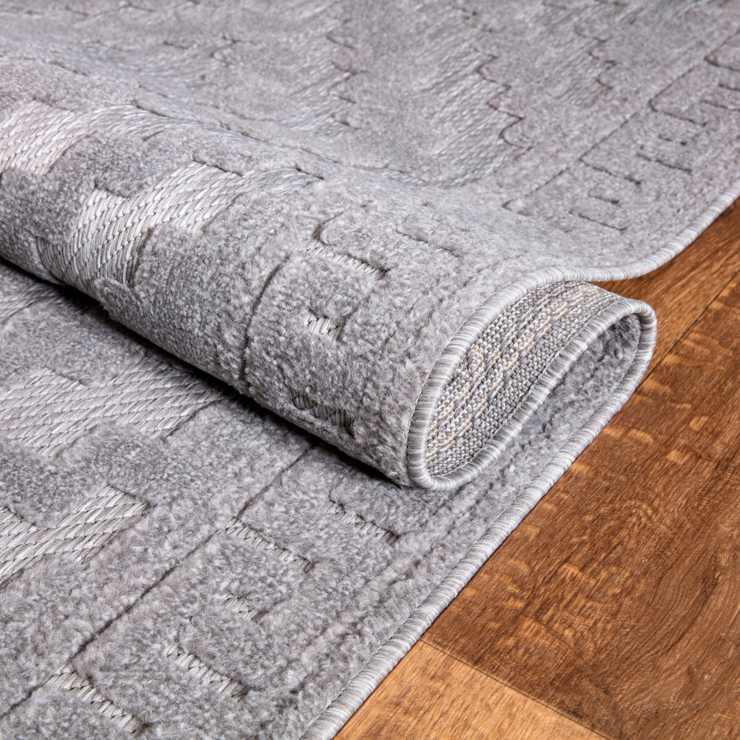 Nordura Washable Rug – Grey