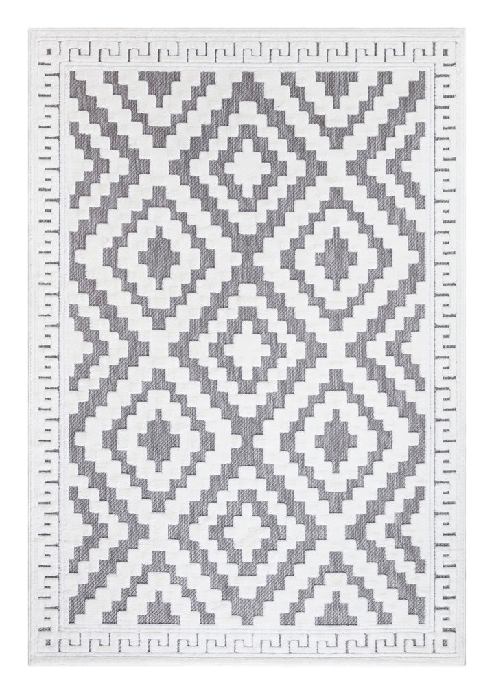 Nordura Washable Rug – Grey-Cream