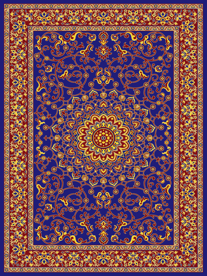 Kerman Rug – Blue