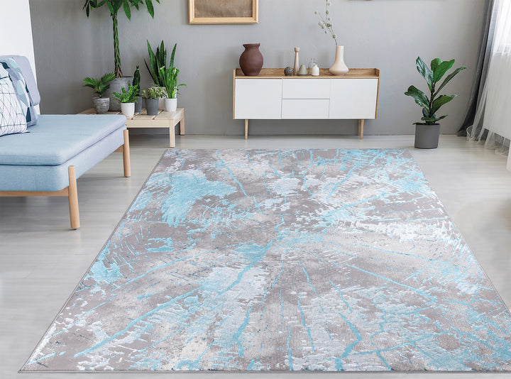 Marbela  Blue Rug