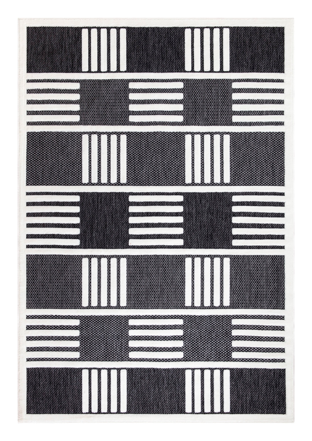 Bexley Rug – Anthracite-Cream