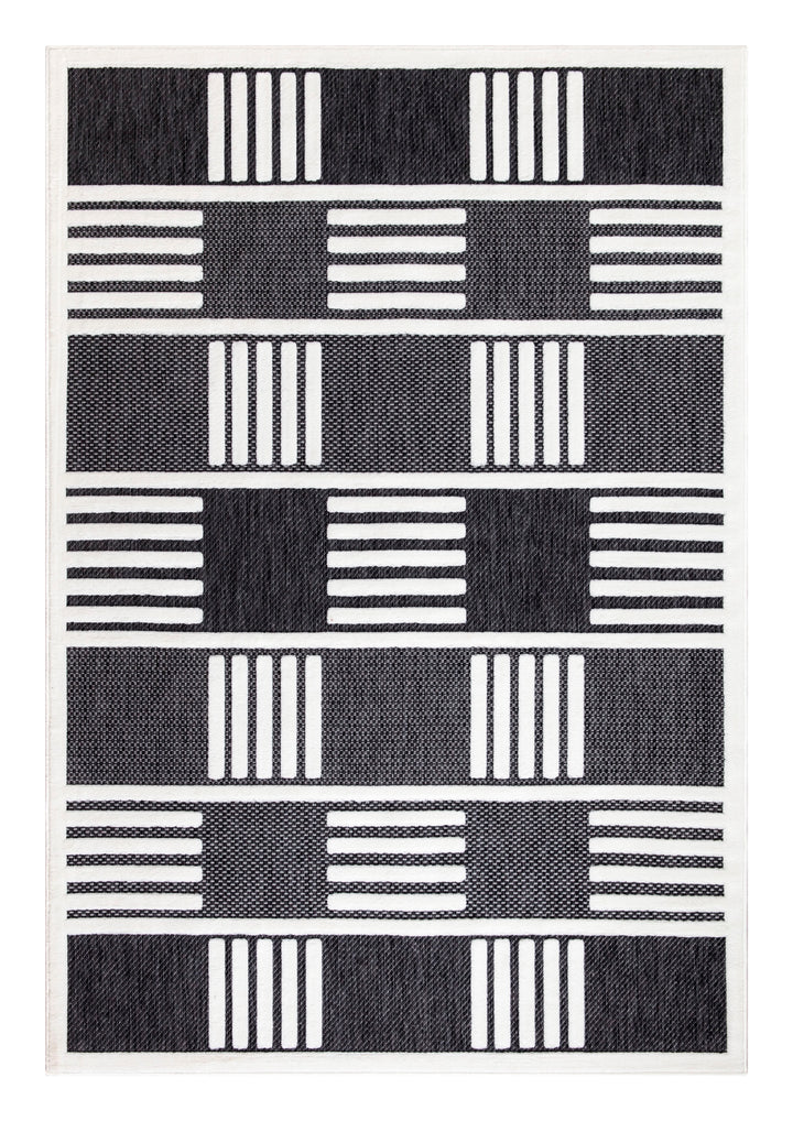 Bexley Rug – Anthracite-Cream