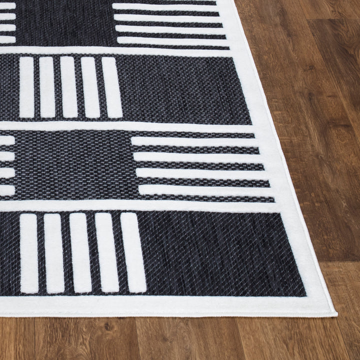 Bexley Rug – Anthracite-Cream