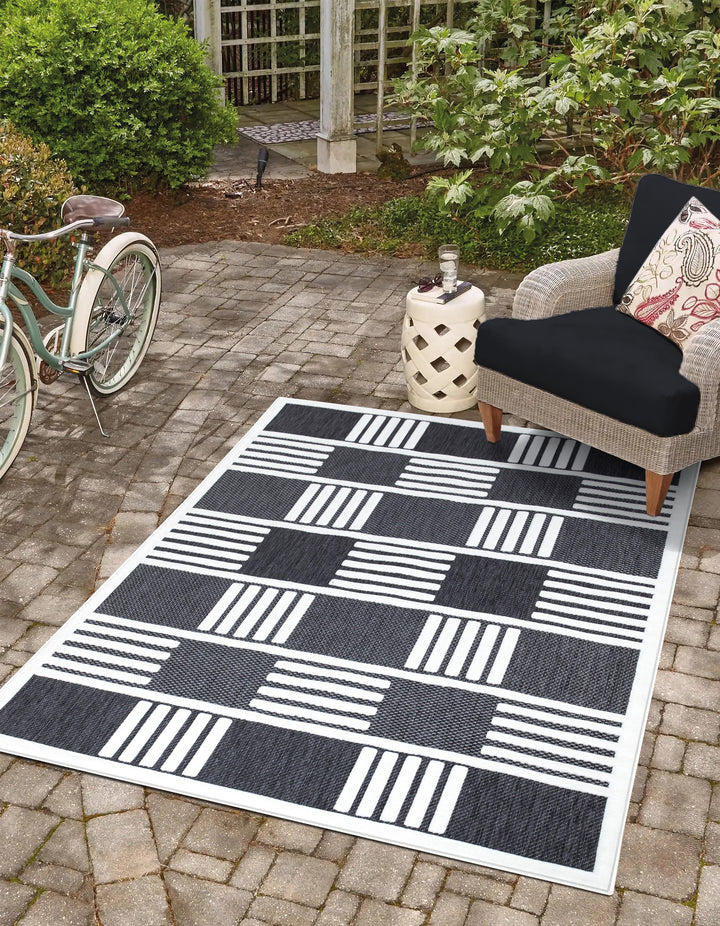 Bexley Rug – Anthracite-Cream
