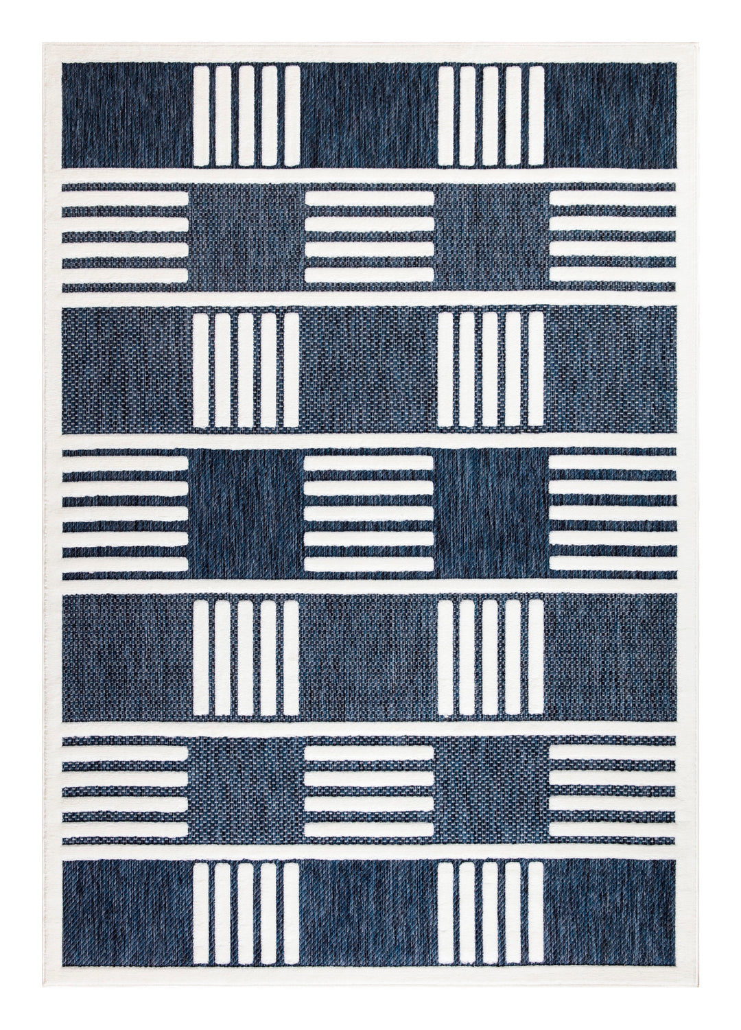 Bexley Rug – Blue-Cream