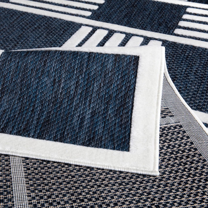 Bexley Rug – Blue-Cream