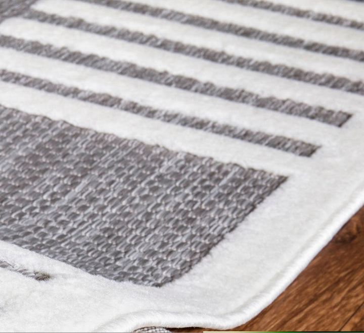 Bexley Rug – Grey-Cream