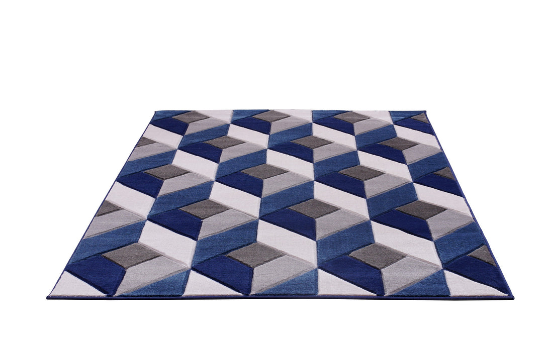 Diamond Blue Rug