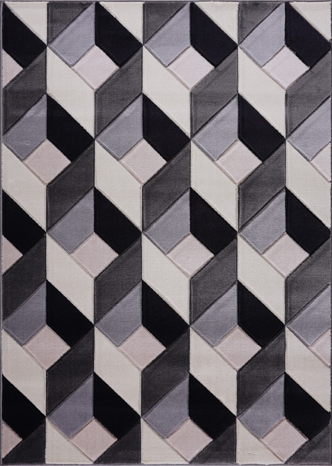 Diamond Rug – Grey
