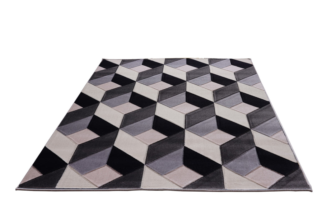 Diamond Rug – Grey