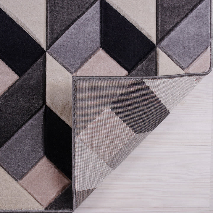Diamond Rug – Grey