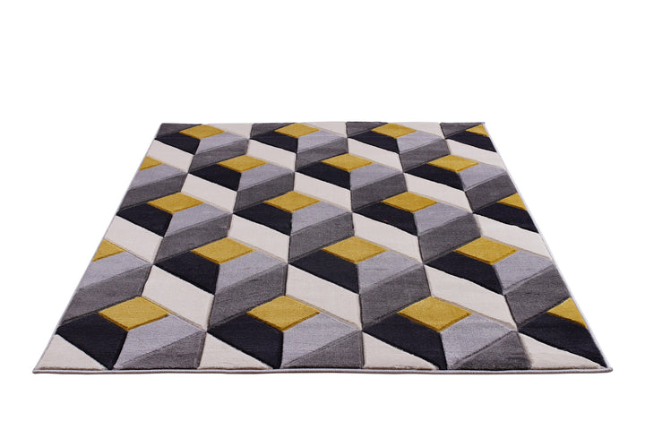 Diamond Ochre Rug