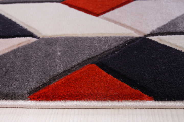 Diamond Rug – Terracotta