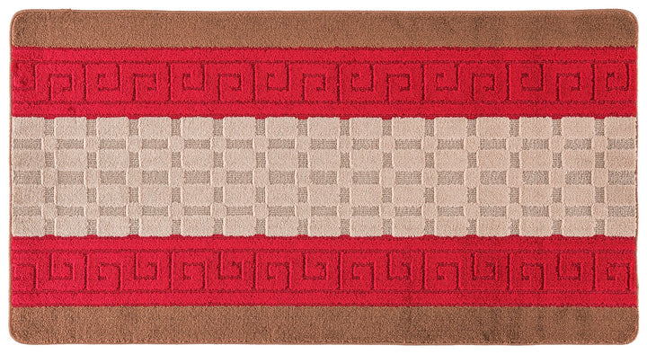 Duovia Washable Indoor Mat – Brown-Red