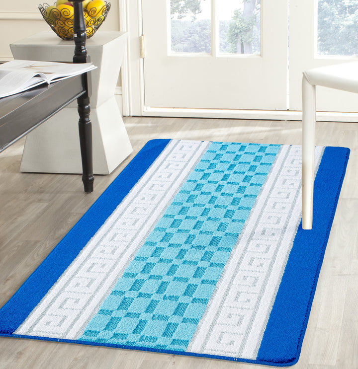 Duovia Washable Indoor Mat – Blue