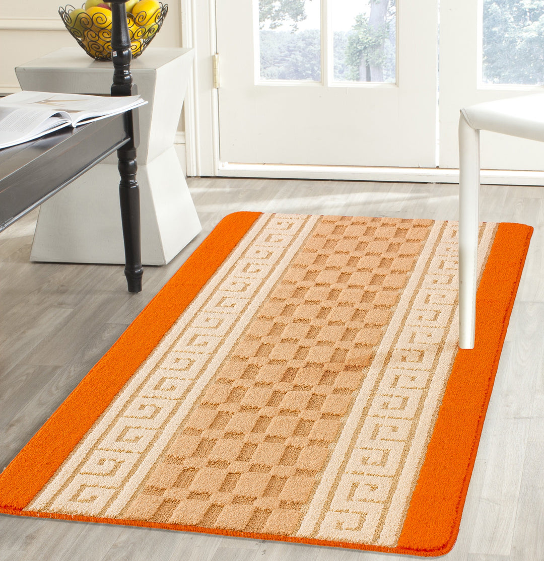 Duovia Washable Indoor Mat – Orange