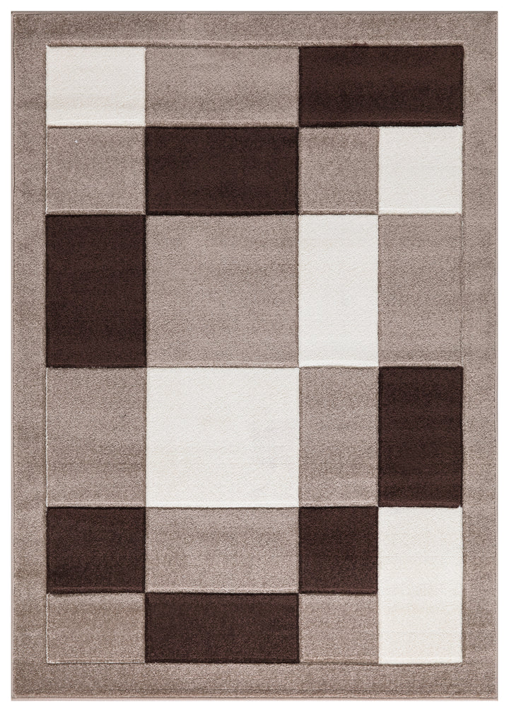 Mosaic Beige & Brown Rug