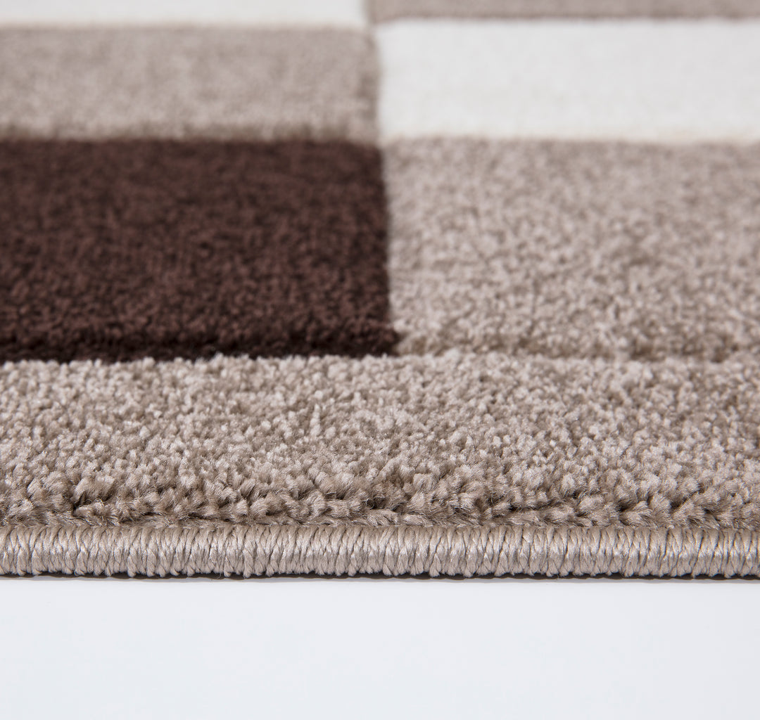 Mosaic Beige & Brown Rug