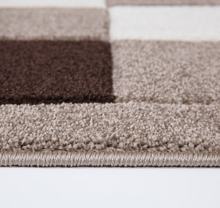Mosaic Beige & Brown Rug