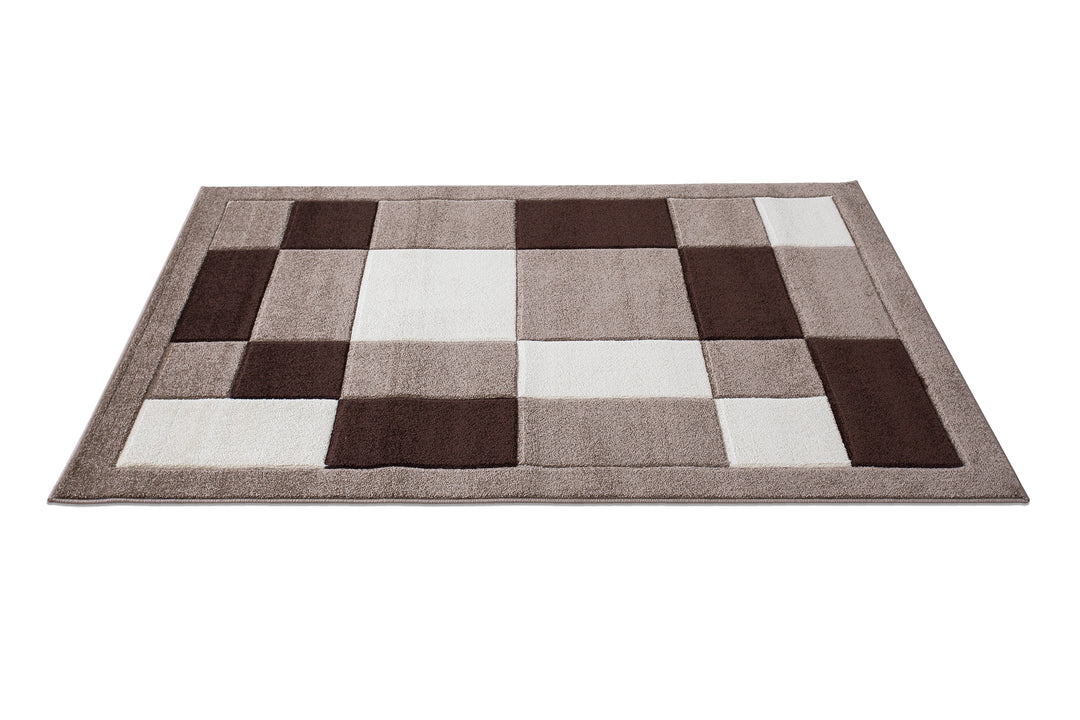 Mosaic Beige & Brown Rug
