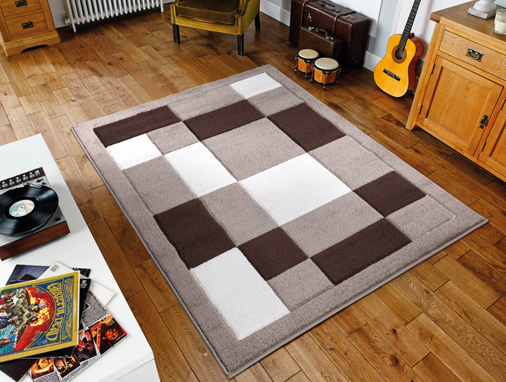 Mosaic Beige & Brown Rug