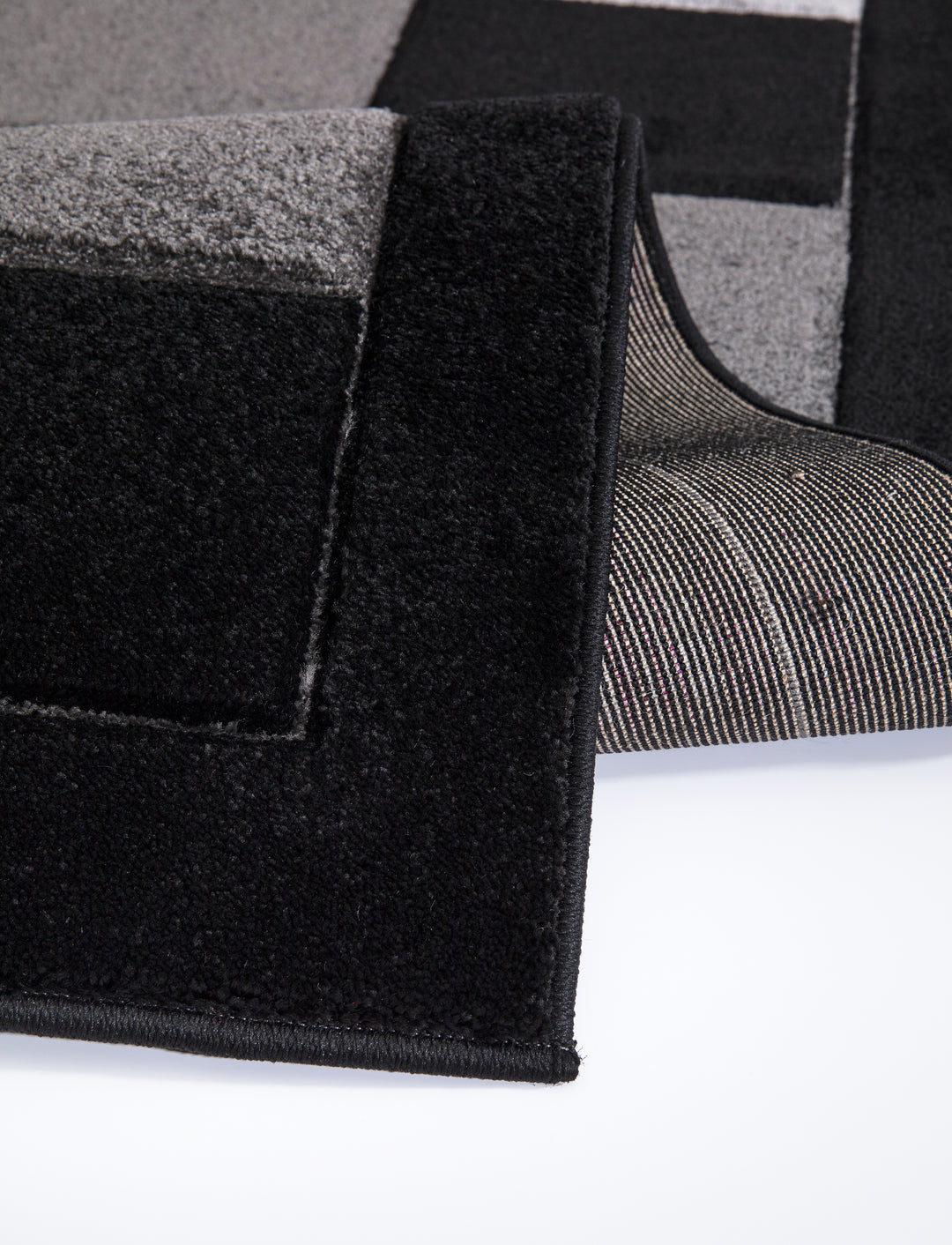 Mosaic Black & Grey Rug
