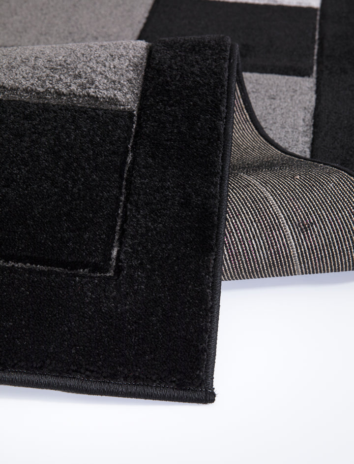 Mosaic Black & Grey Rug