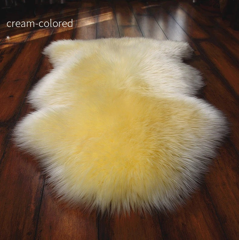 Genuine Sheepskin Rug (Cream)