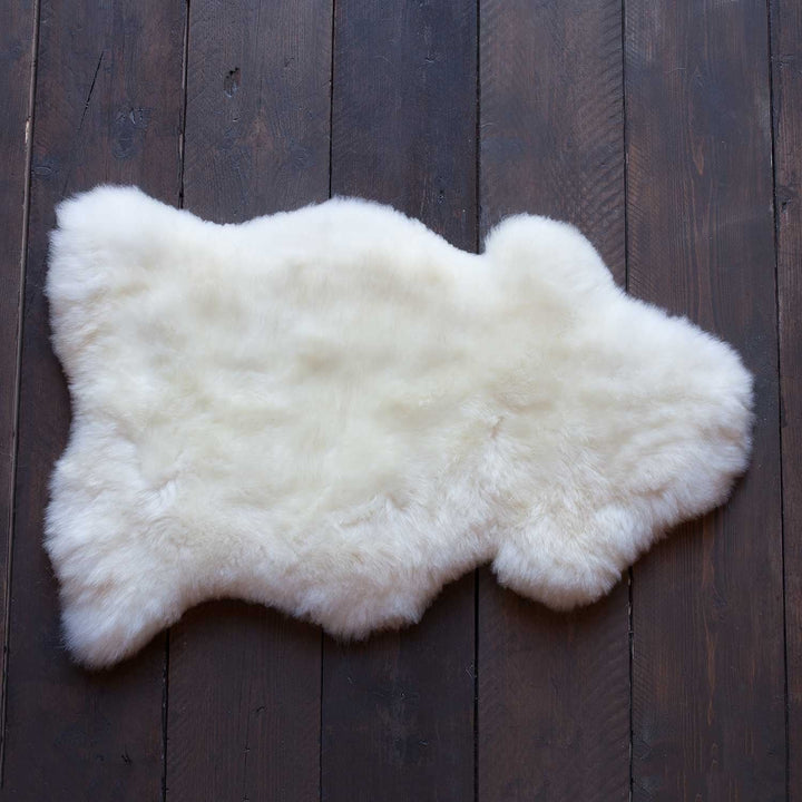 Genuine Sheepskin Rug (White)