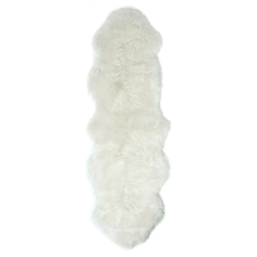 Genuine Sheepskin Rug (White)