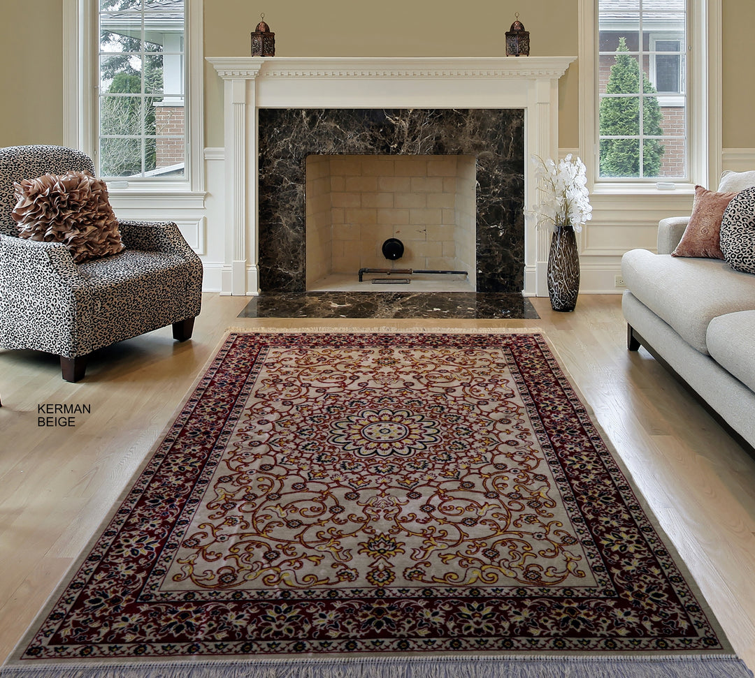 Kerman Rug – Beige