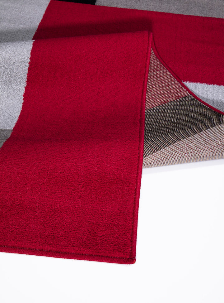 Nexus Black-Red Rug