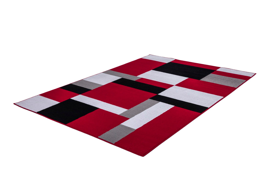 Nexus Black-Red Rug