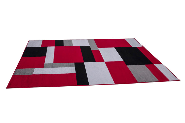 Nexus Black-Red Rug