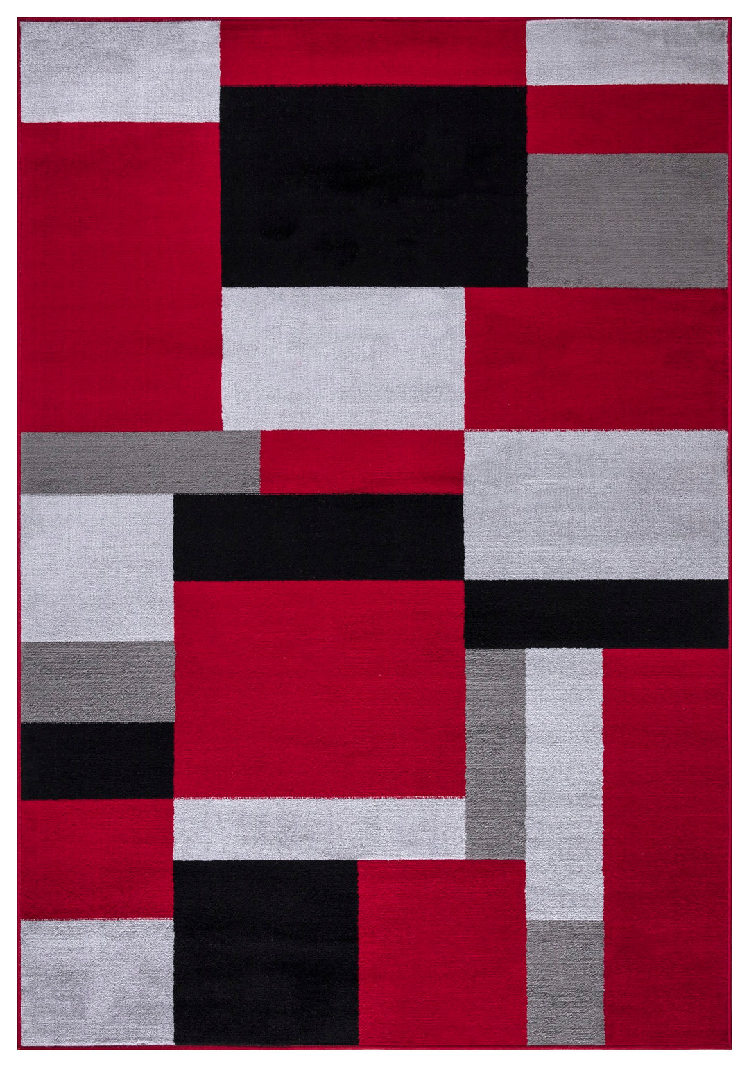 Nexus Black-Red Rug