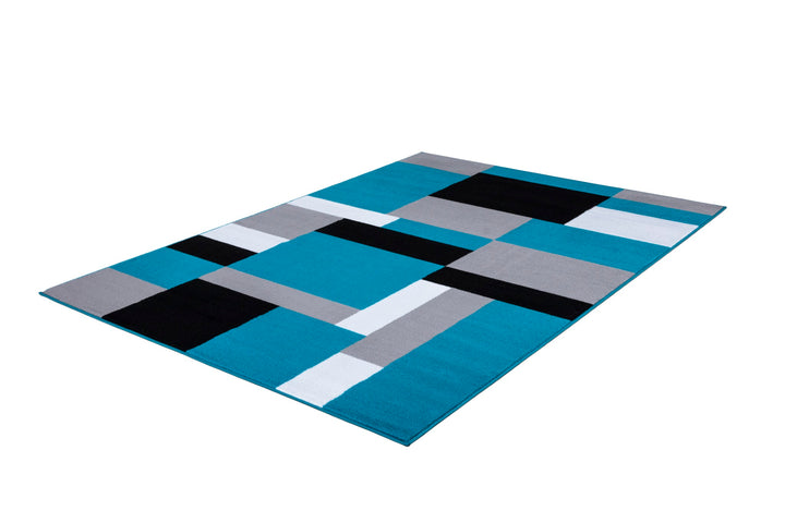 Nexus Teal-Black Rug