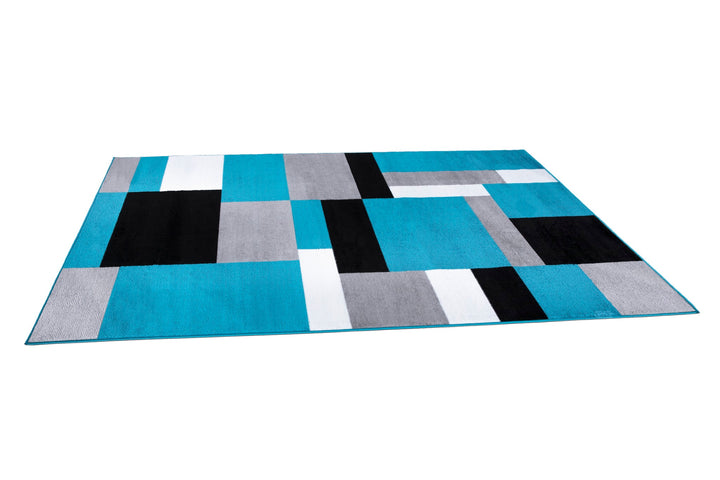 Nexus Teal-Black Rug