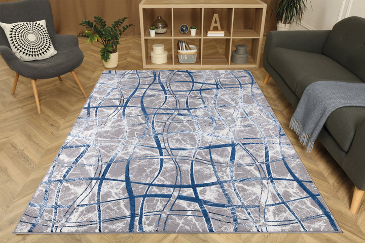 Fracta Blue Rug