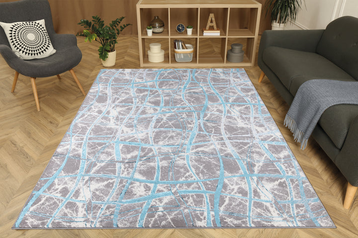Fracta Navy Rug