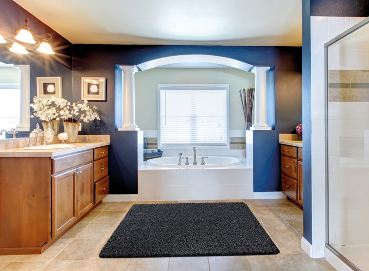 Lustra Black And Grey Rug