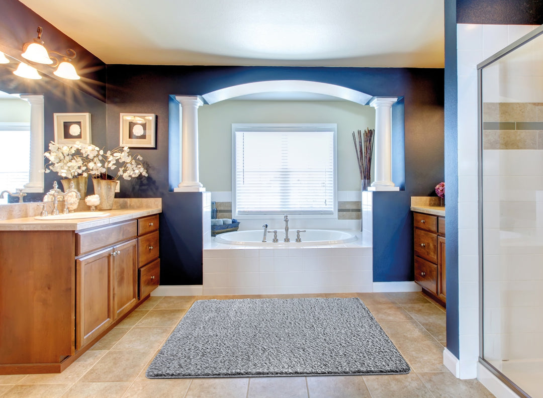 Lustra Silver Rug