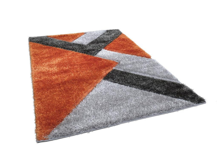 Vellaro Orange-Grey Rug